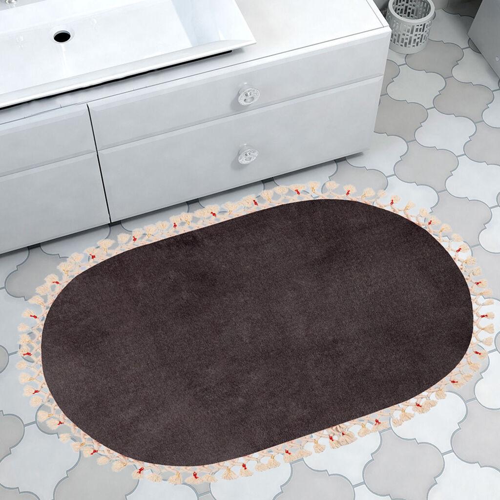L'essentiel Maison Prostirka za kupatilo 75x150cm Antracit