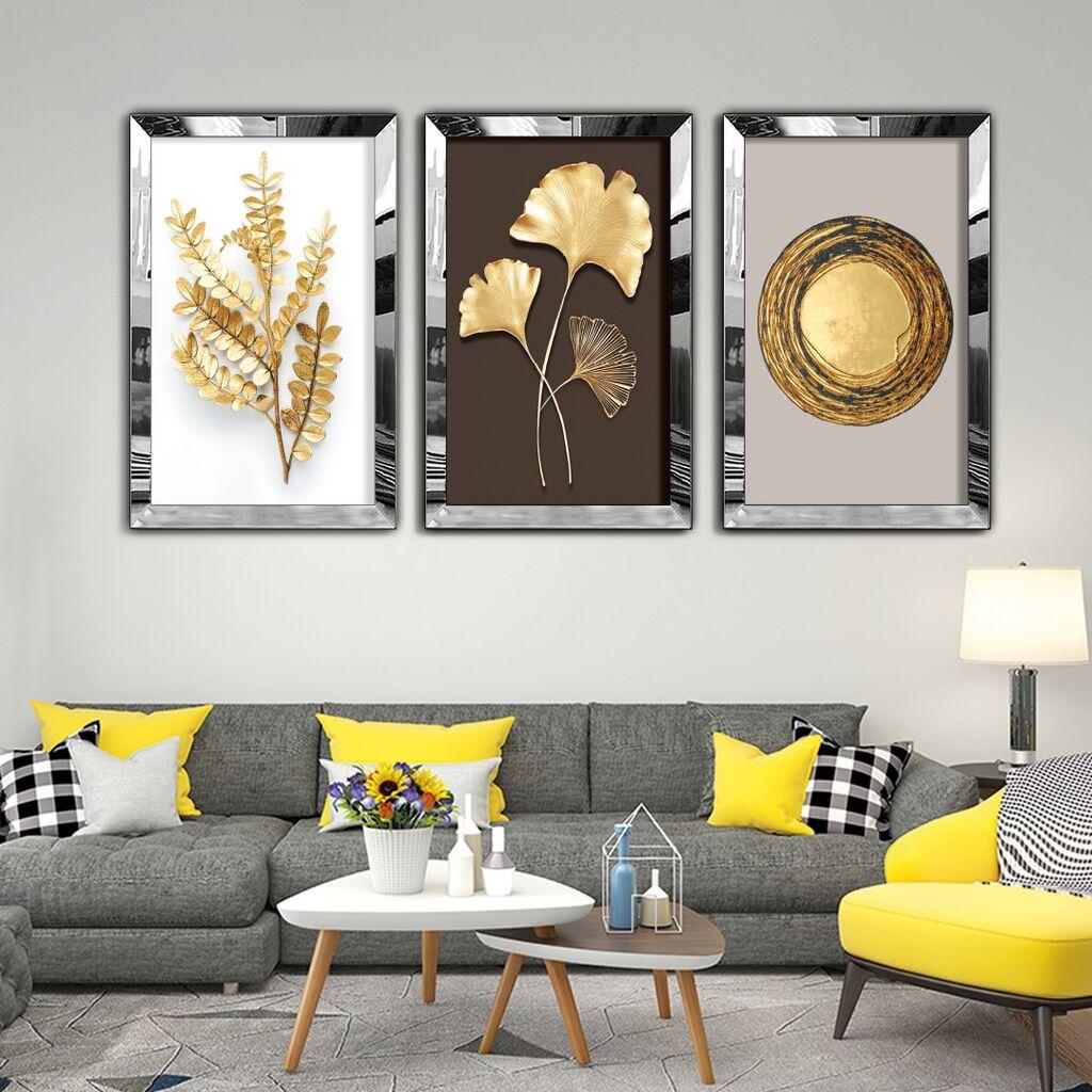 Wallity Dekorativna slika Huhu403, 50x70cm, 3 dela