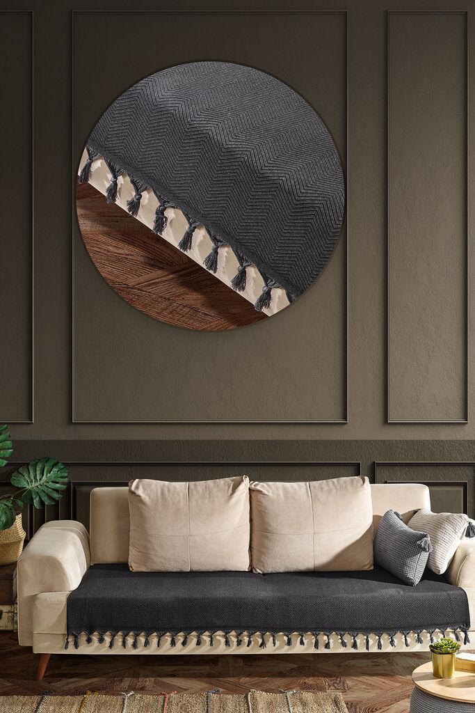 L'essentiel Maison Prekrivač Asya, 115x200cm, 260 gr/m², Crni