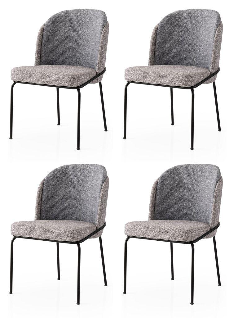 Hanah Home Set trpezarijskih stolica  Dore 175 V4, 4 komada,  Sivi