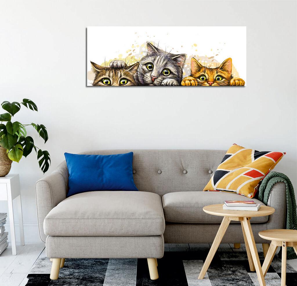 Wallity Slika na platnu 30x80cm