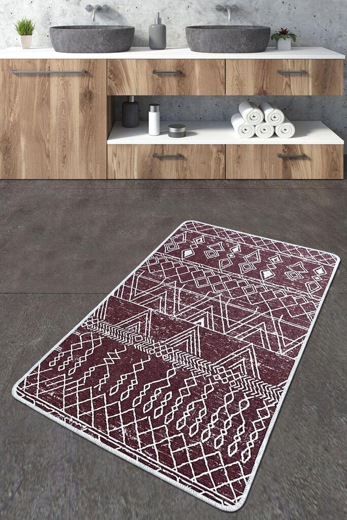 L'essentiel Maison Kupatilski otirač Straordinario, 70x120cm, Bordo-beli