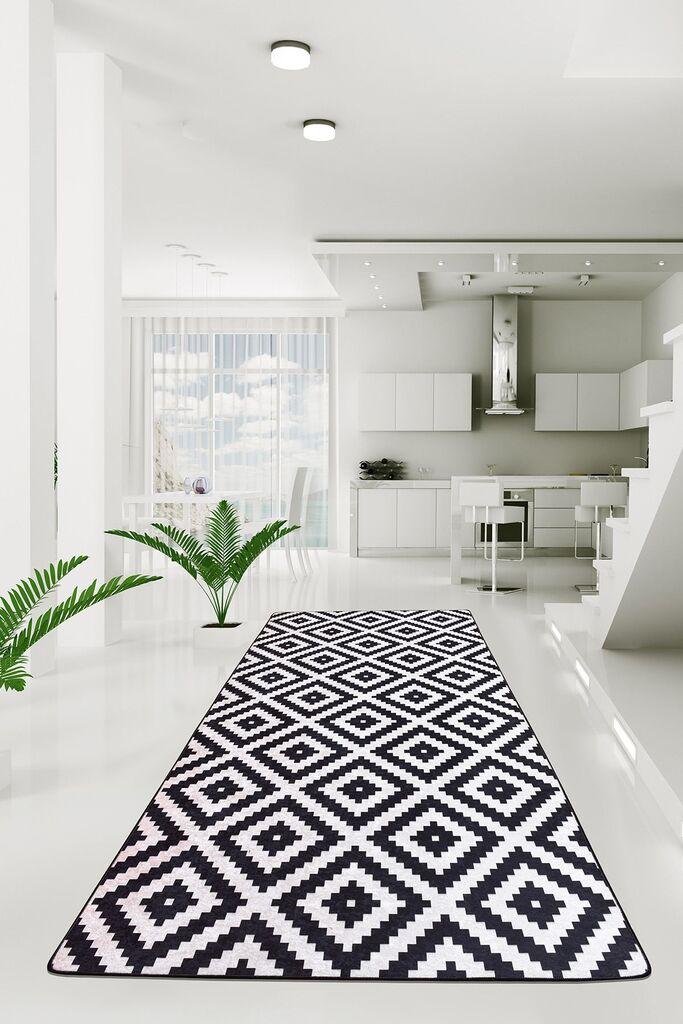 Conceptum Hypnose Tepih, 80x200cm, Crno-beli