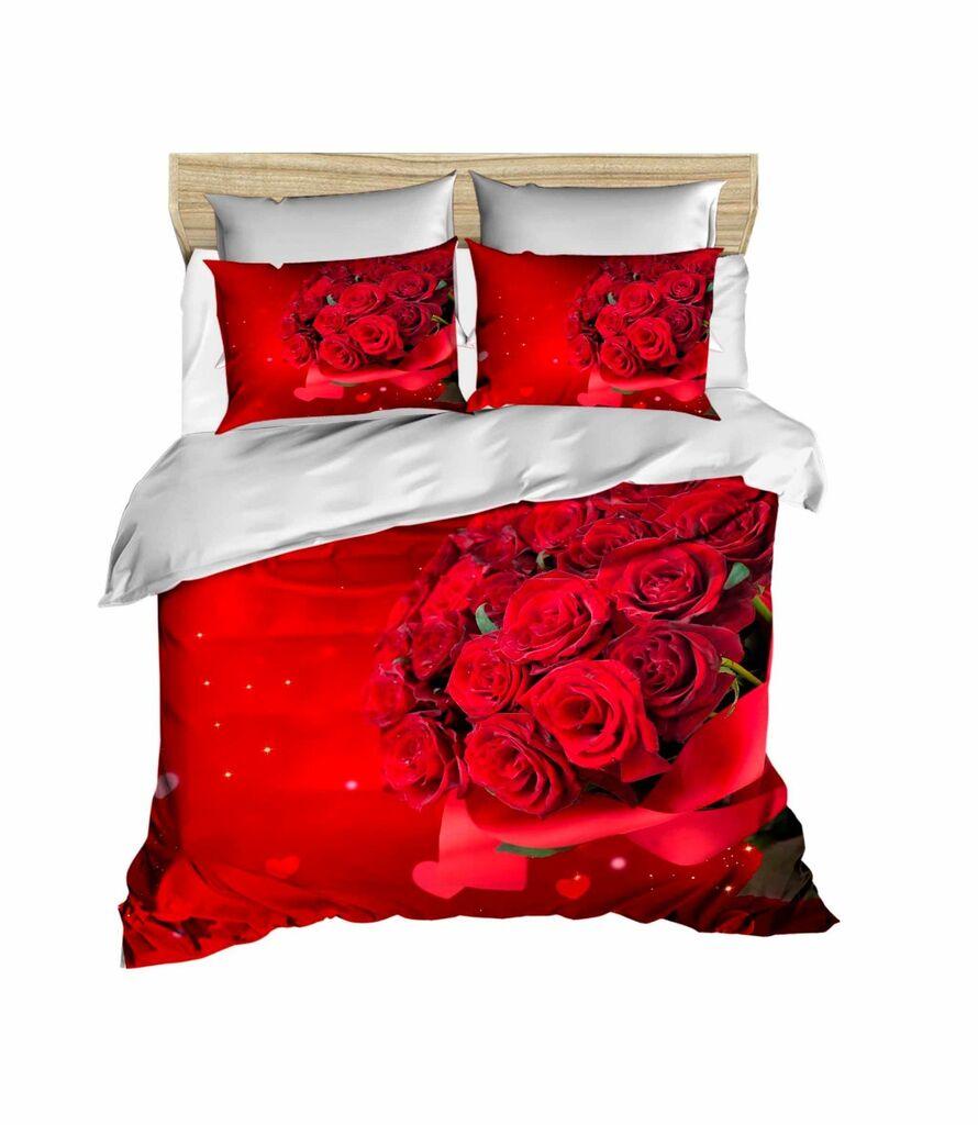 L'essentiel Maison Komplet posteljina 195, 200x220cm, Crvena