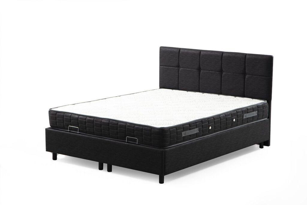 Hanah Home Francuski ležaj Vitalia, 160x114x200 cm, Antracit