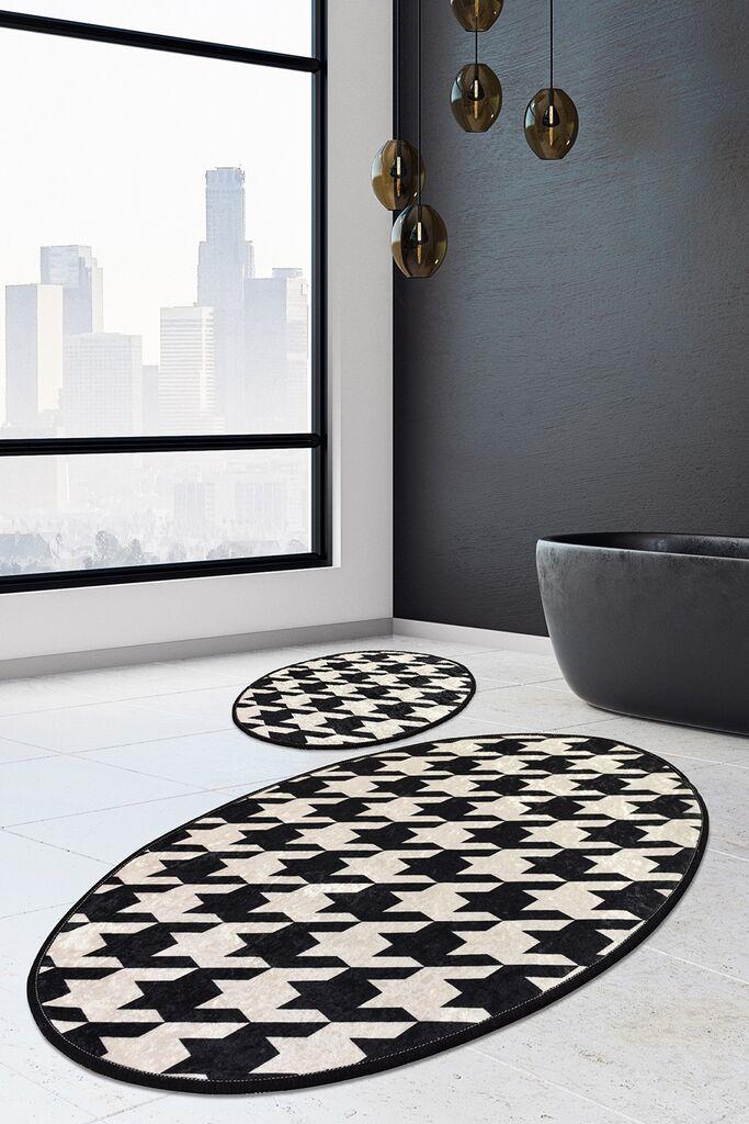 L'essentiel Maison Set 2 prostirke za kupatilo Šareni