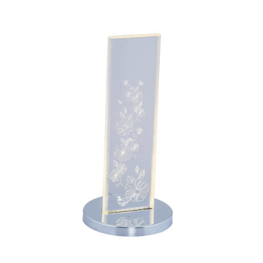Opviq Stona lampa 5436 A, 32 cm, Srebrne boje