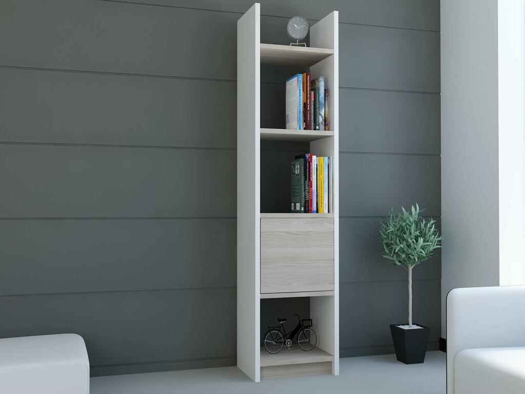 Hanah Home Polica za knjige Esbi 103, 150 cm, Bela
