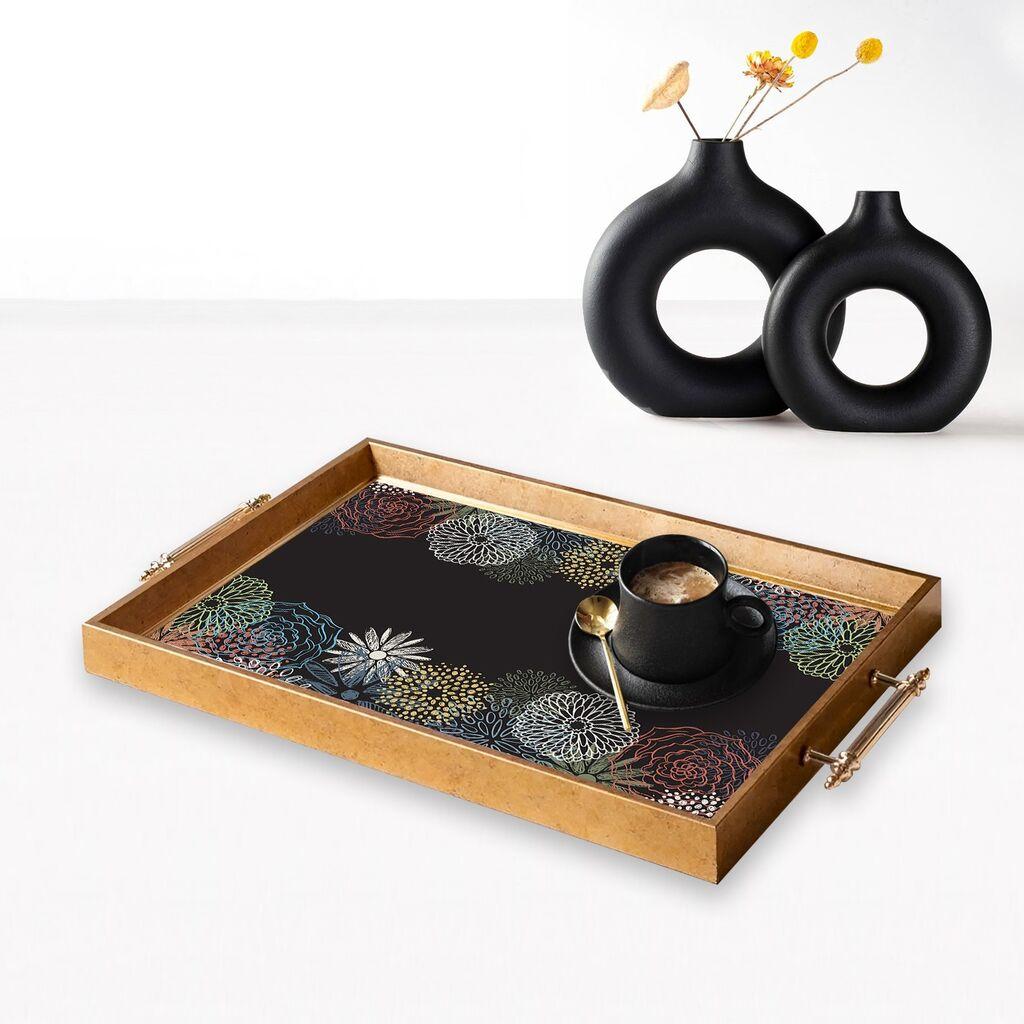 Aberto Design Poslužavnik TPEA9792 50 x 29 x 3.5 cm, Šareni