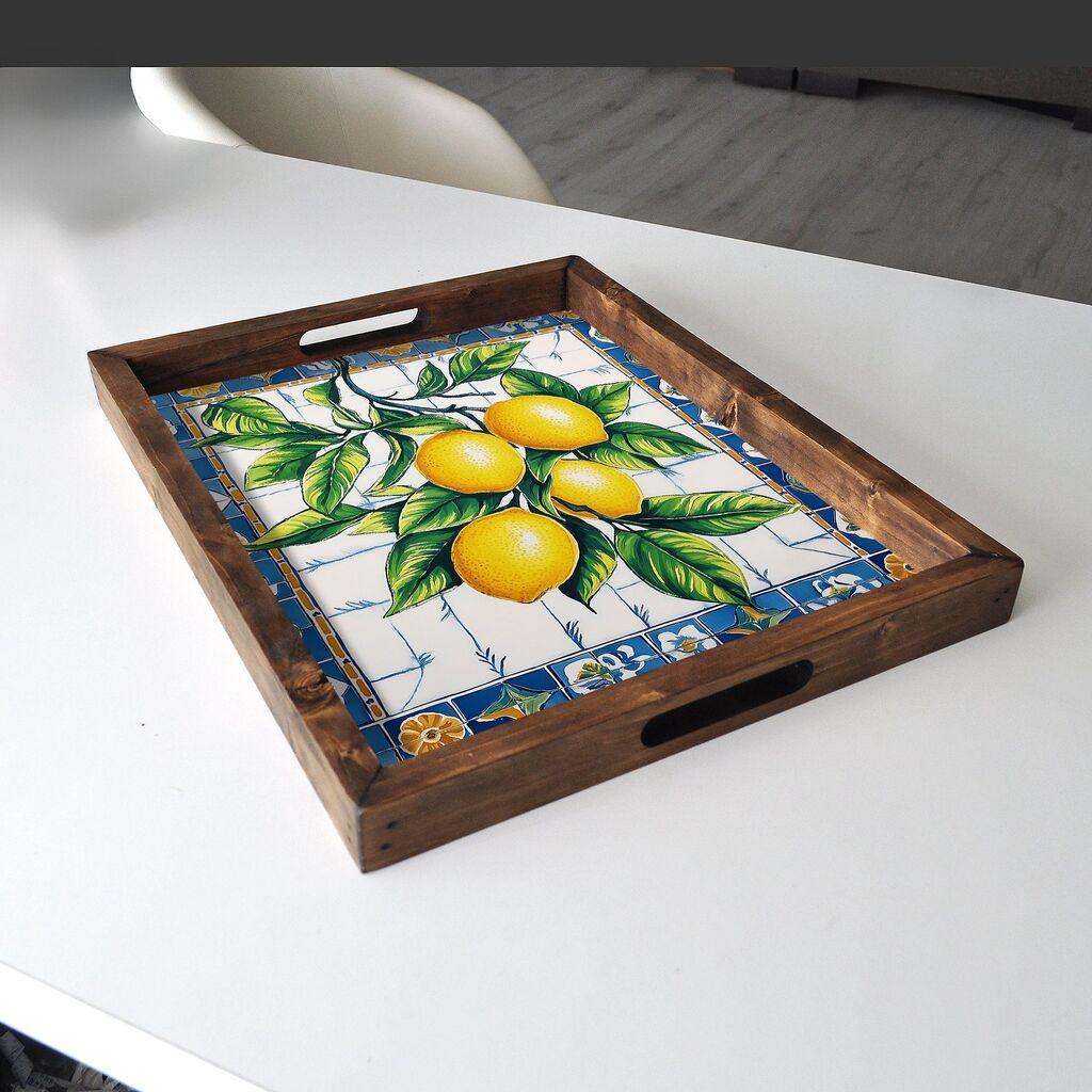 Aberto Design Poslužavnik REF044 48 x 38 x 4 cm, Šareni