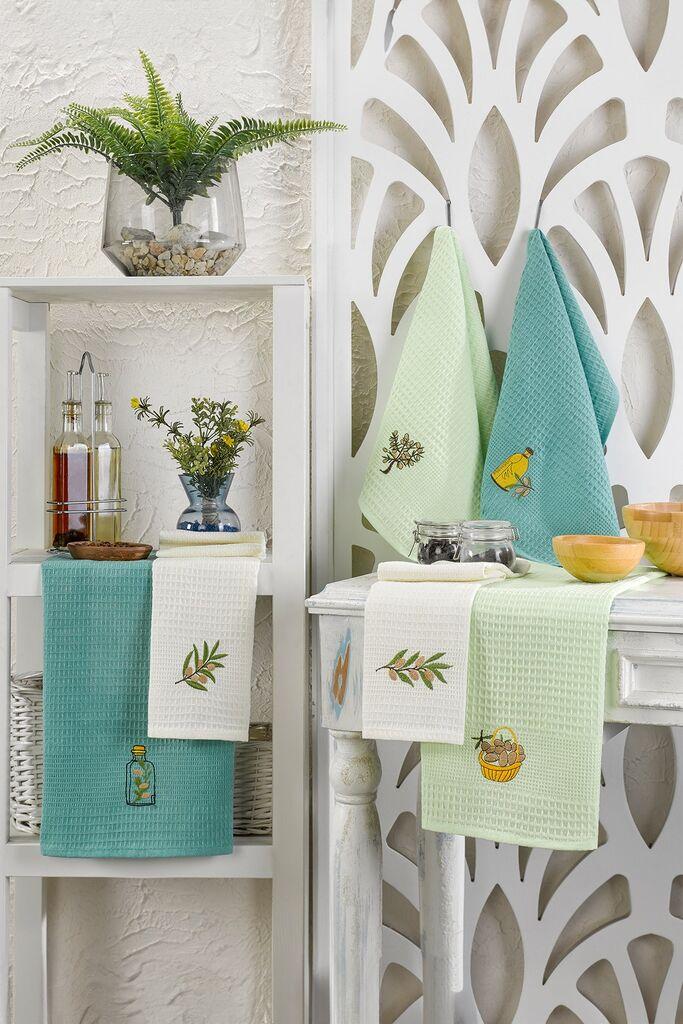 L'essentiel Maison Set krpa za kuhinju Olive, 6 komada, Višebojne
