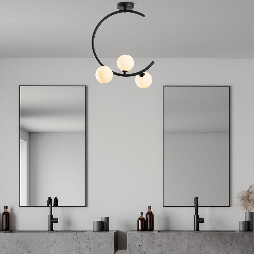 Opviq Luster Luminar-14135, 35x20x50cm, IP20, Belo-crni