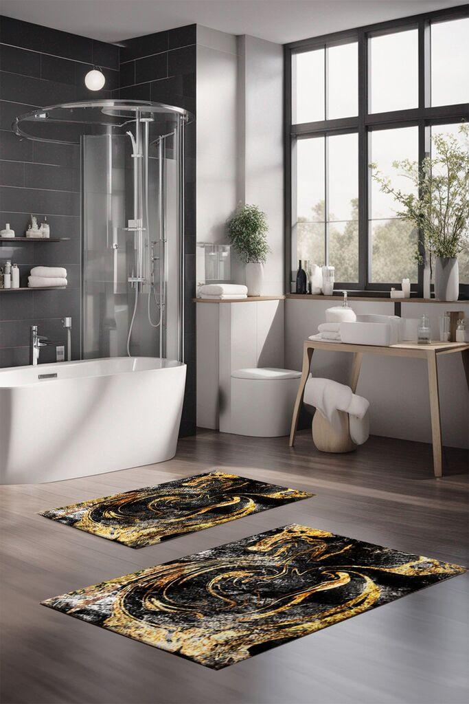 L'essentiel Maison Set prostirki za kupatilo CT-5047, 2 Komada, Šarena