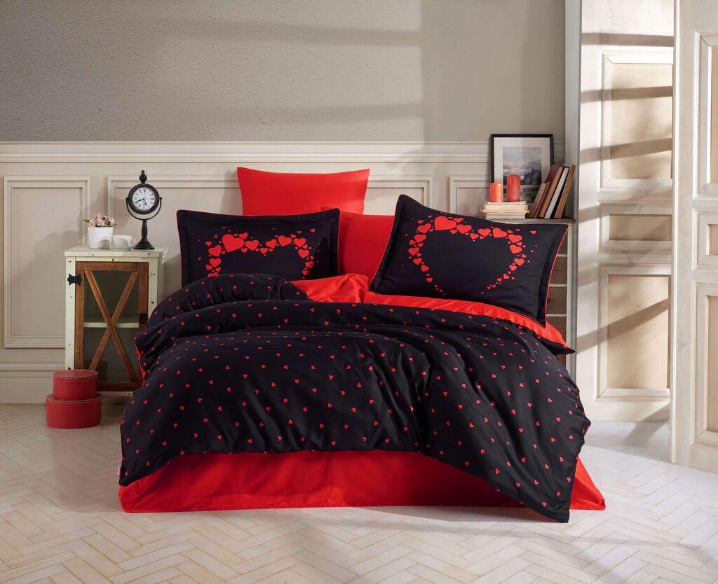 L'essentiel Maison Set posteljina Amore, 240x260 cm, Crni