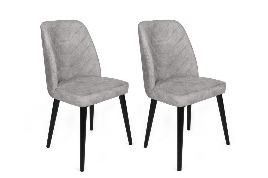 Hanah Home Set trpezarijskih stolica  Dallas 524 V2, 2 komada,  Sivi