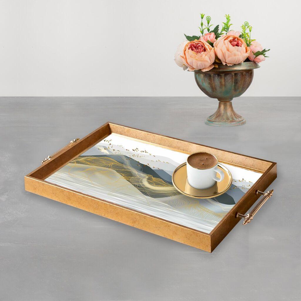 Aberto Design Poslužavnik TPEA9806 50 x 29 x 3.5 cm, Šareni