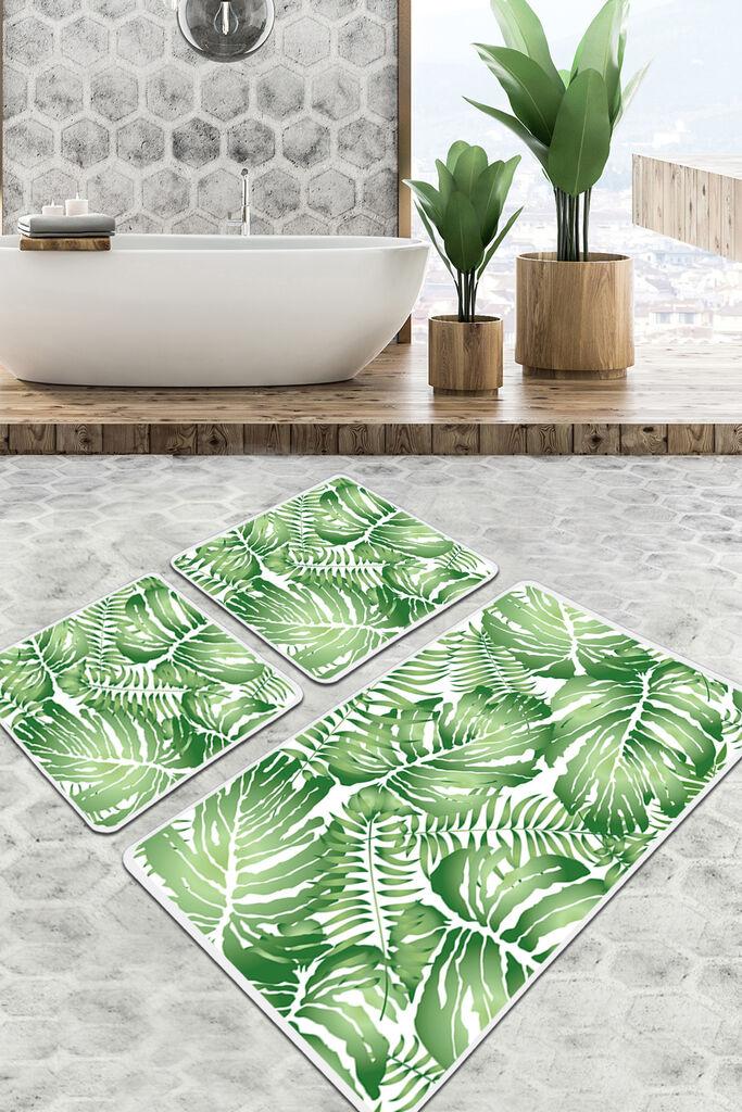 L'essentiel Maison Set 3 prostirke za kupatilo Šareni