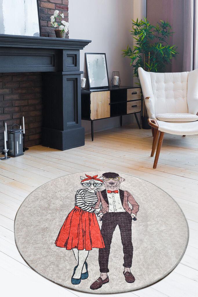 Conceptum Hypnose Tepih Best Couple, O100cm, Šareni