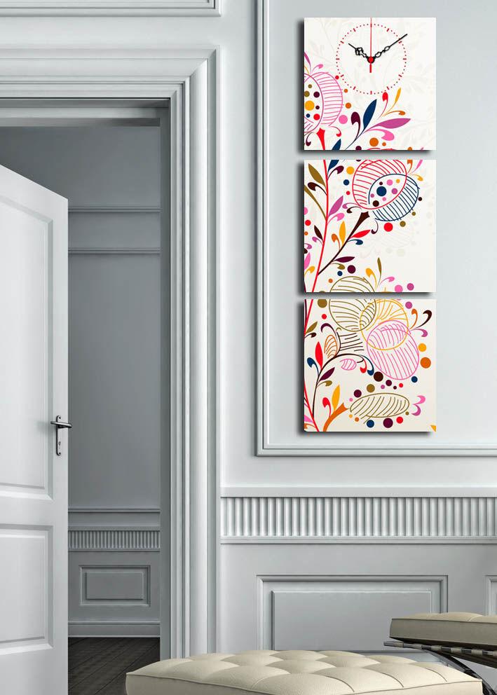 Wallity Zidni sat 3P2828CS-14, 90x28 cm, 3 dela