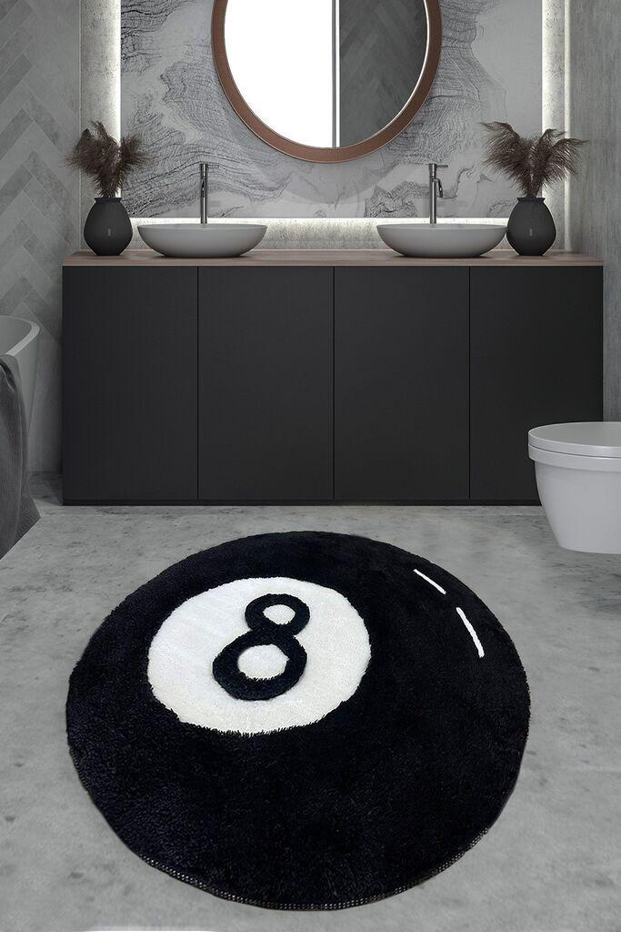 L'essentiel Maison Prostirka za kupatilo 100cm Crno-Bela