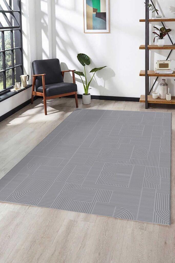 Conceptum Hypnose Tepih Akasya Ak005, 80x150 cm, Tamnosivi