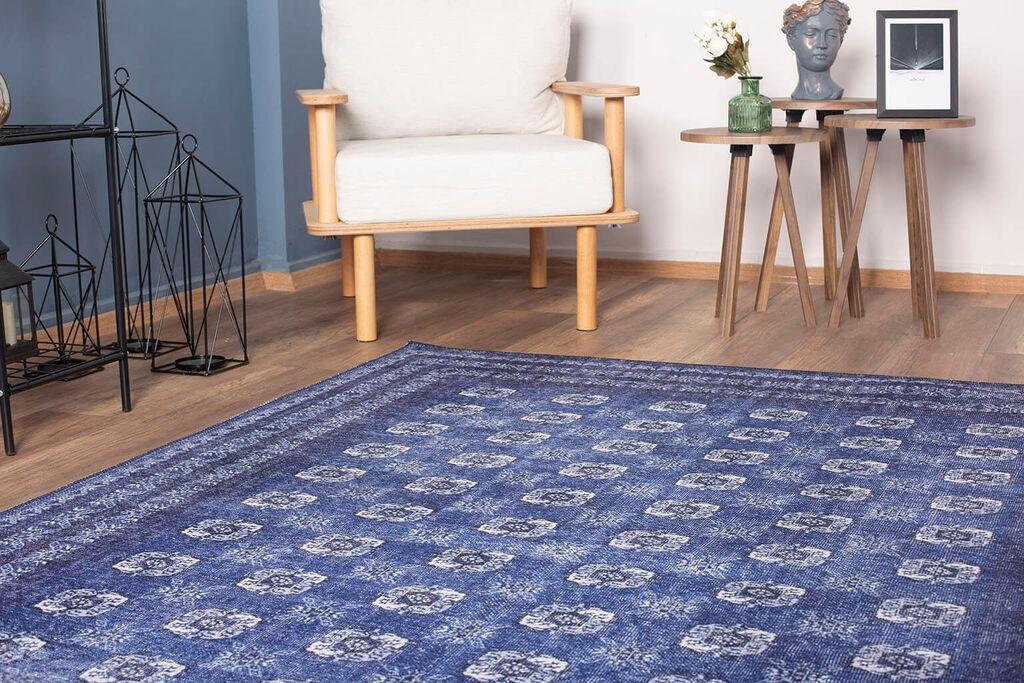 Conceptum Hypnose Tepih Blues Chenille 277, 75x150cm, Tamnoplavi