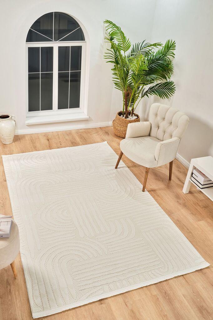 Conceptum Hypnose Tepih Boyut By007, 80x150 cm, Krem