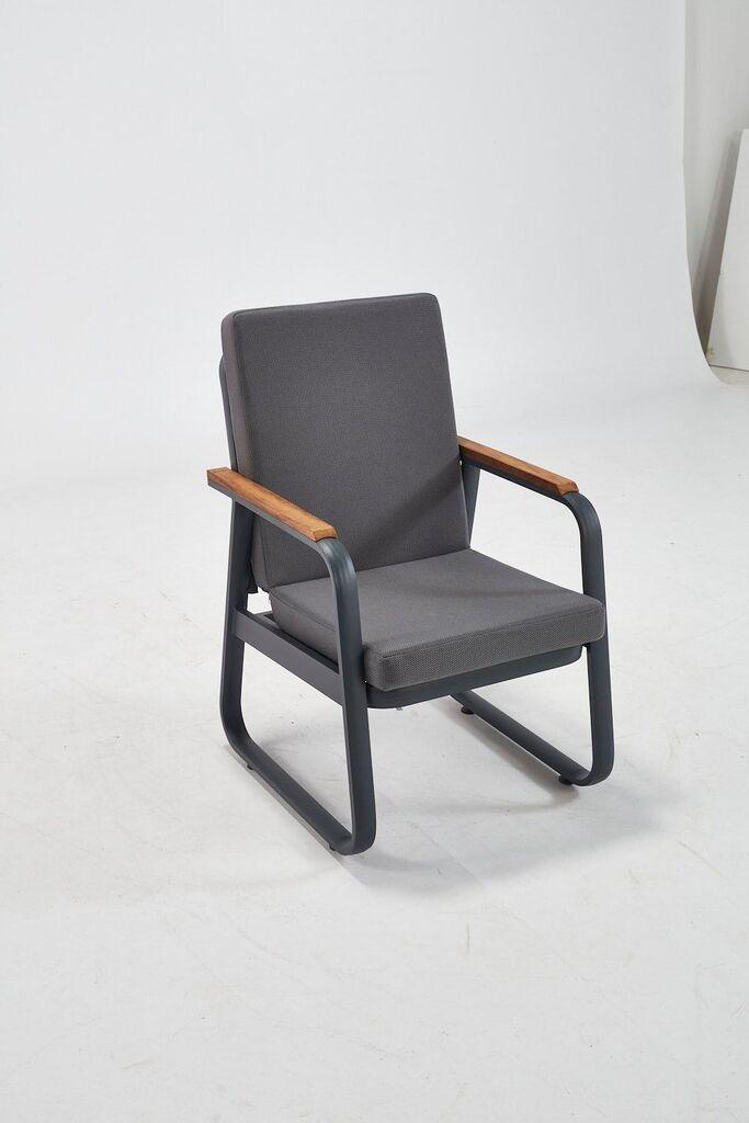 Hanah Home Baštenska stolica Bella, 63 x91 x60 cm, Antracit