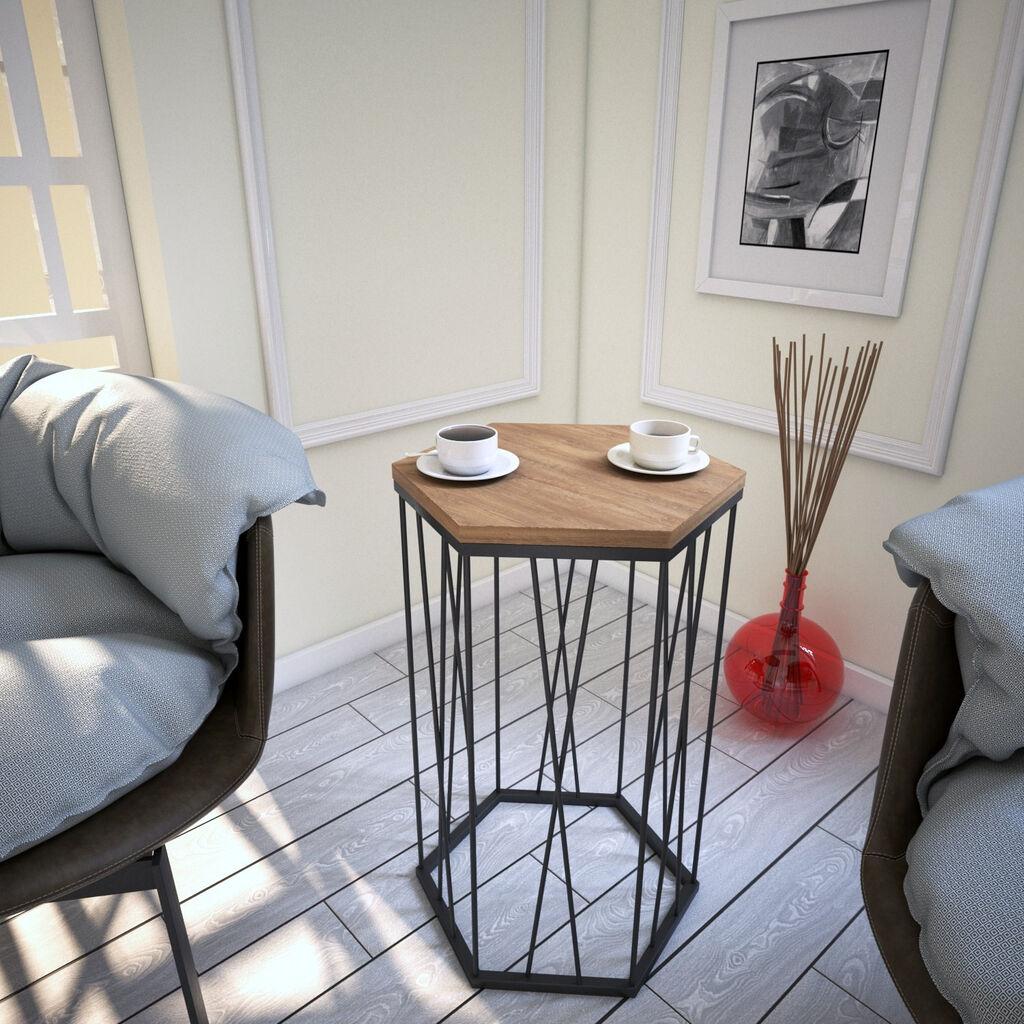 Hanah Home Klub sto Cetrus Kafkas, 40x35x62 cm, Hrast