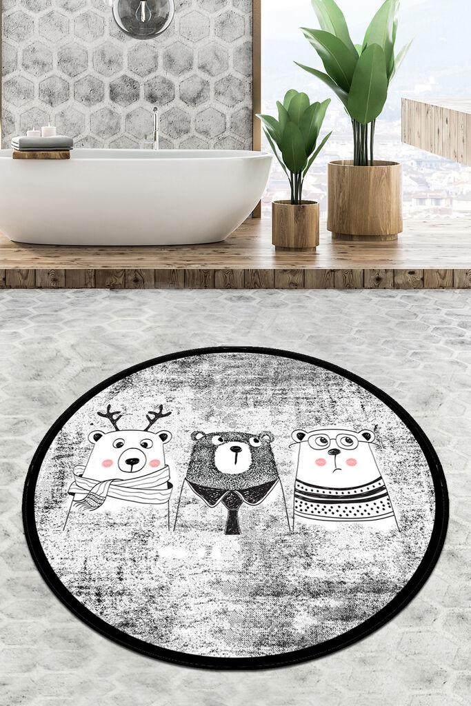 L'essentiel Maison Kupatilski otirač Three Bears, 100cm, Sivi