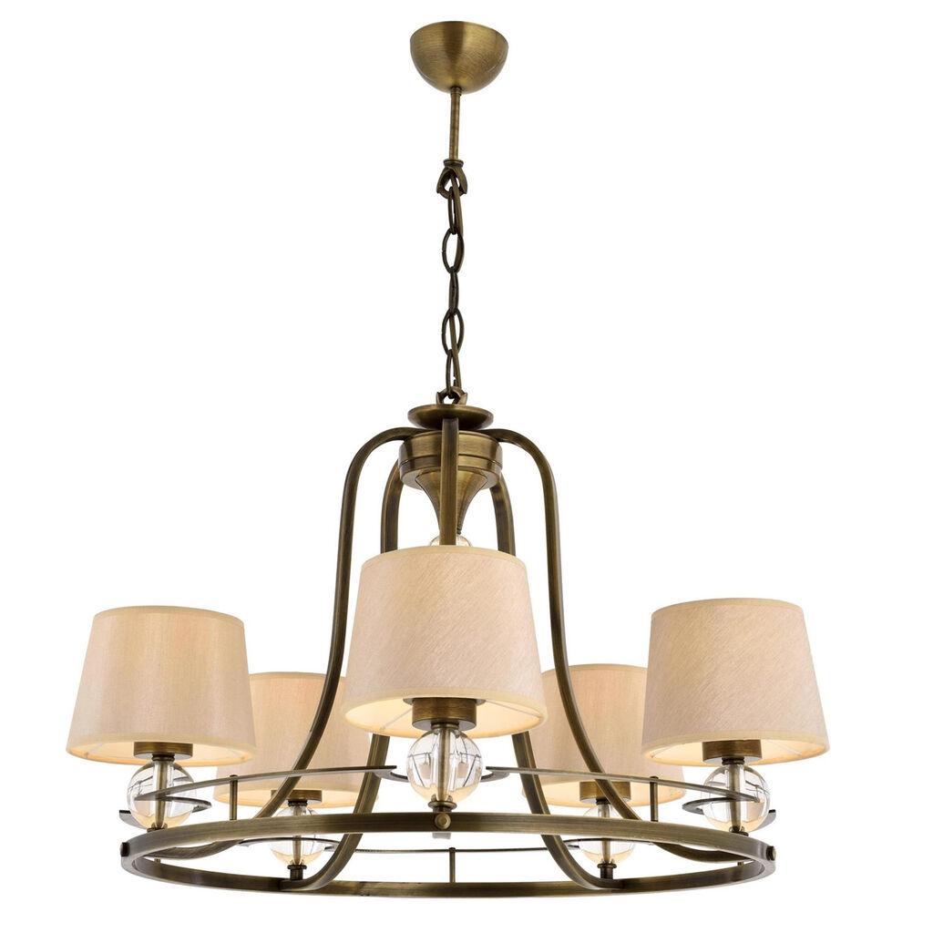 Opviq Luster Av-1597-5Es, 85 cm, Braon-bež