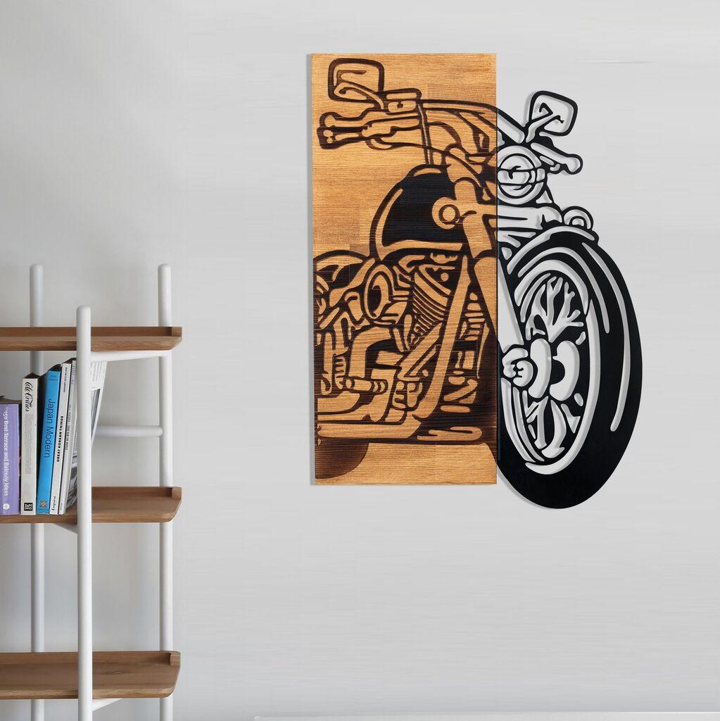 Wallity Zidna dekoracija Chopper 2, 44 x 61 cm,  Crna