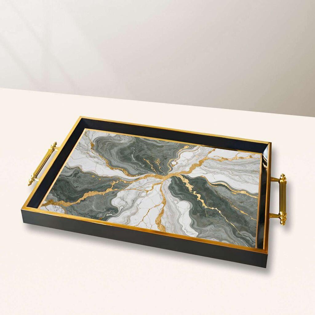 Aberto Design Poslužavnik TPA10014 50 x 29 x 3.5 cm, Šareni