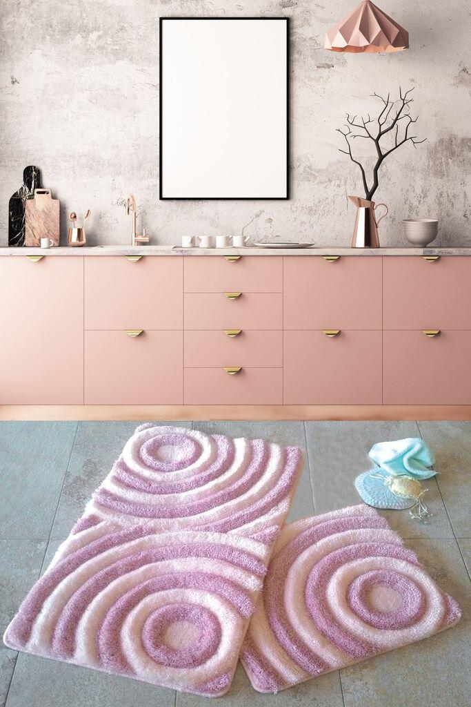 L'essentiel Maison Set 2 prostirke za kupatilo Bež