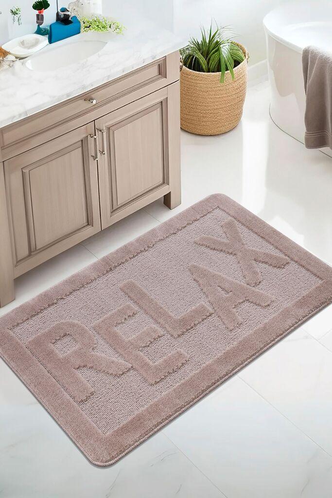 L'essentiel Maison Prostirka za kupatilo Relax, 60x100 cm, Braon