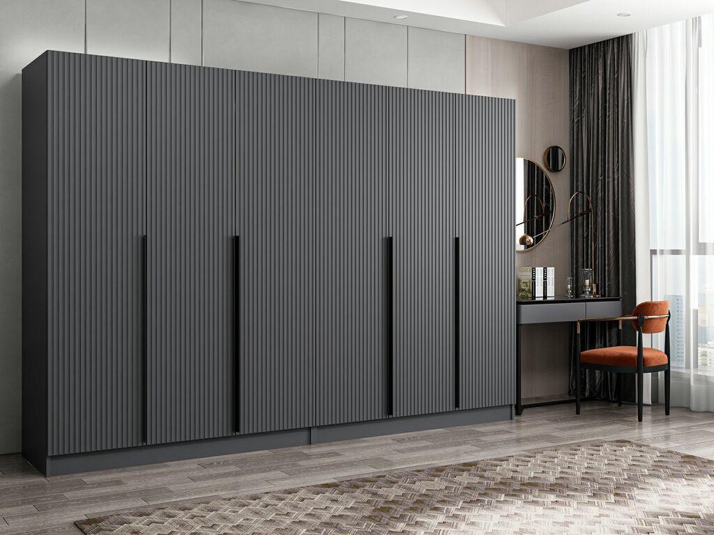 Hanah Home Garderober Kale Plus-7777, 270x210x52 cm, Antracit