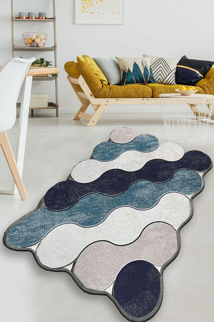 Conceptum Hypnose Tepih Circle, 100x200cm, Tamnoplavi