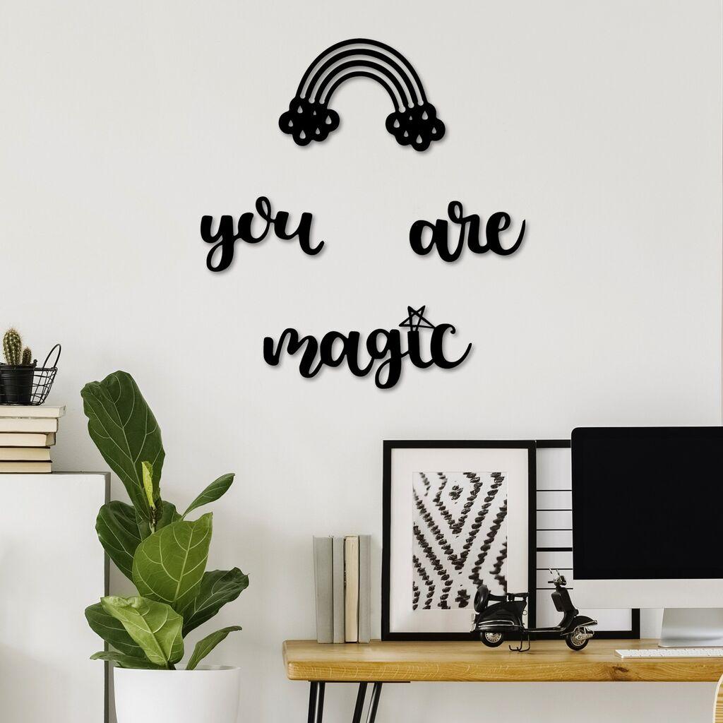 Wallity Zidna dekoracija You're Magic, Crna