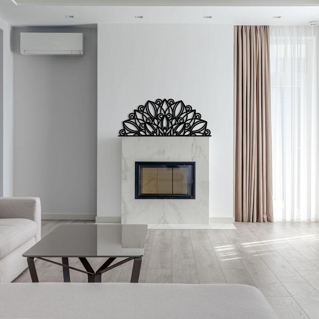 Wallity Zidna dekoracija Venno, 160 x 65 cm,  Crna