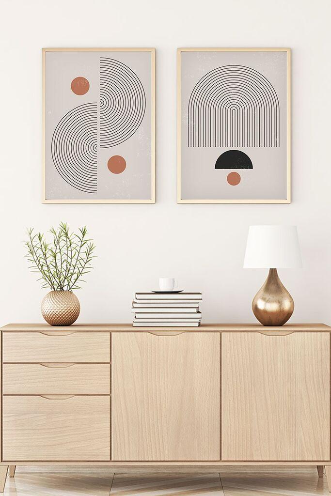 Wallity Uramljena slika Huhu62, 20x30 cm , 2 dela