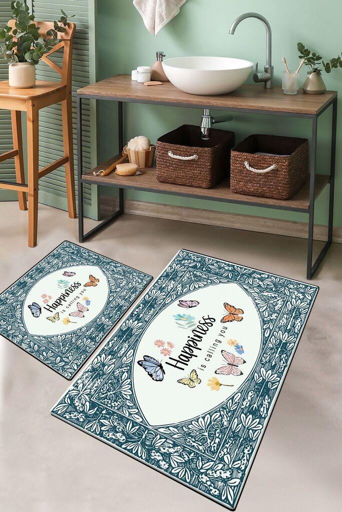 L'essentiel Maison Set 2 prostirke za kupatilo Šareni