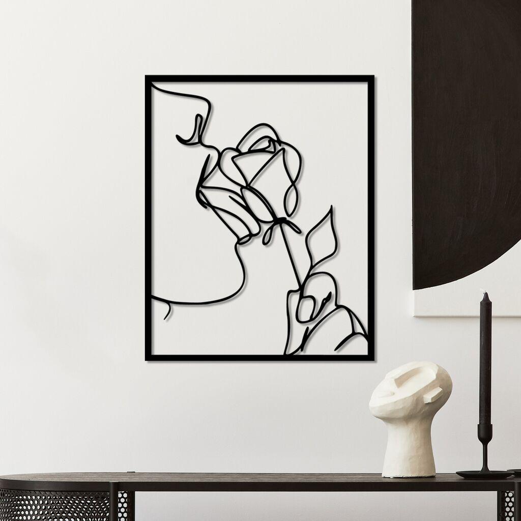 Wallity Zidna dekoracija Sweetness, 50 x 40 cm,  Crna