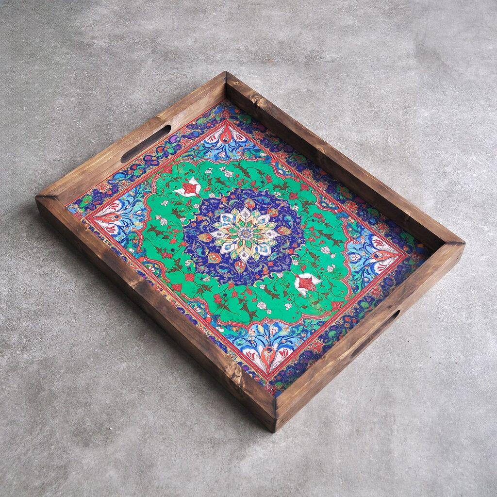 Aberto Design Poslužavnik REF023 48 x 38 x 4 cm, Šareni
