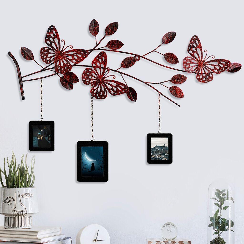 Wallity Zidna dekoracija Dalvere 1, 93x65x4 cm, Crvena