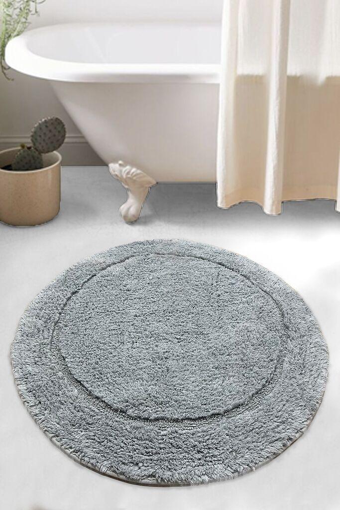 L'essentiel Maison Prostirka za kupatilo 90x90cm Siva