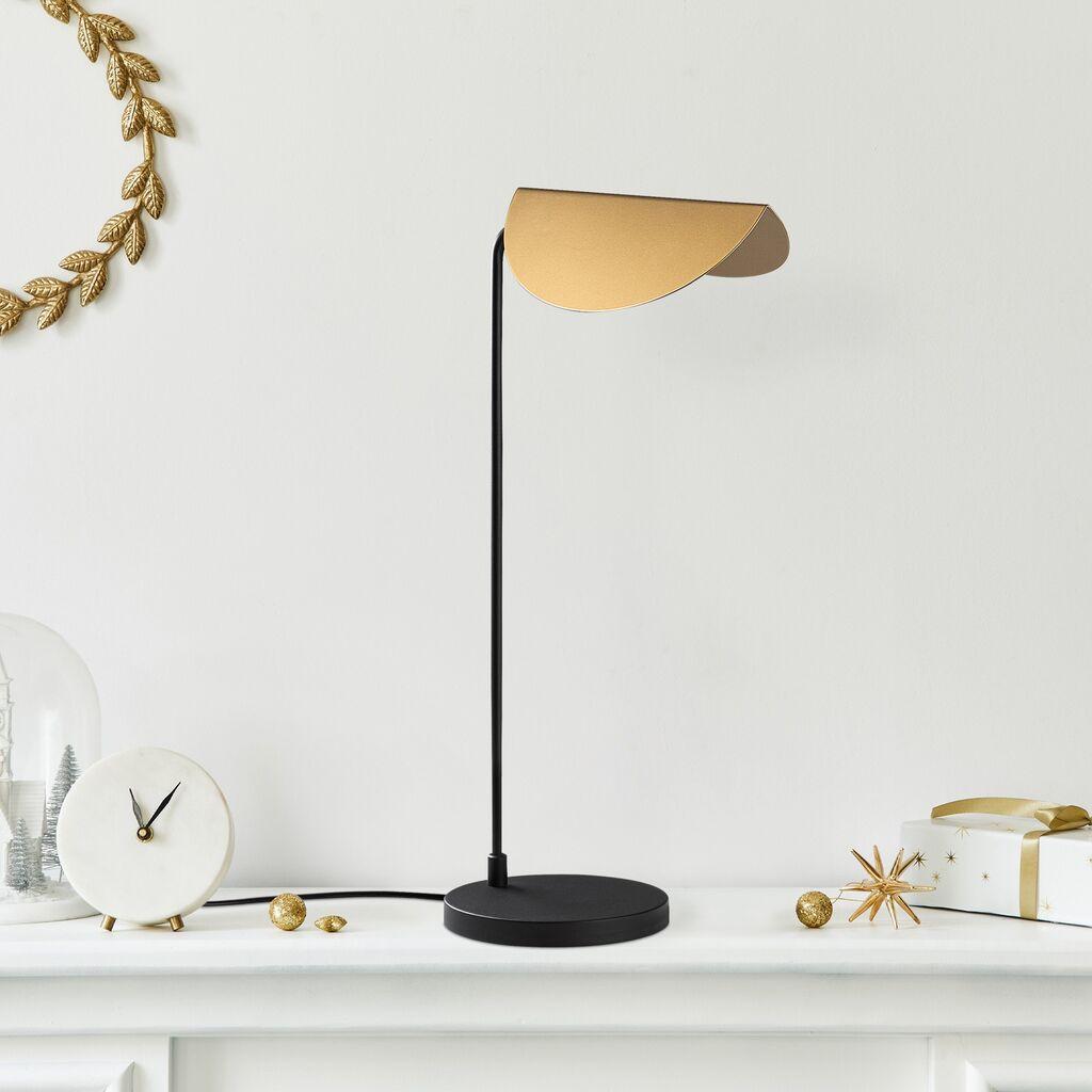 Opviq Stona lampa, Crna