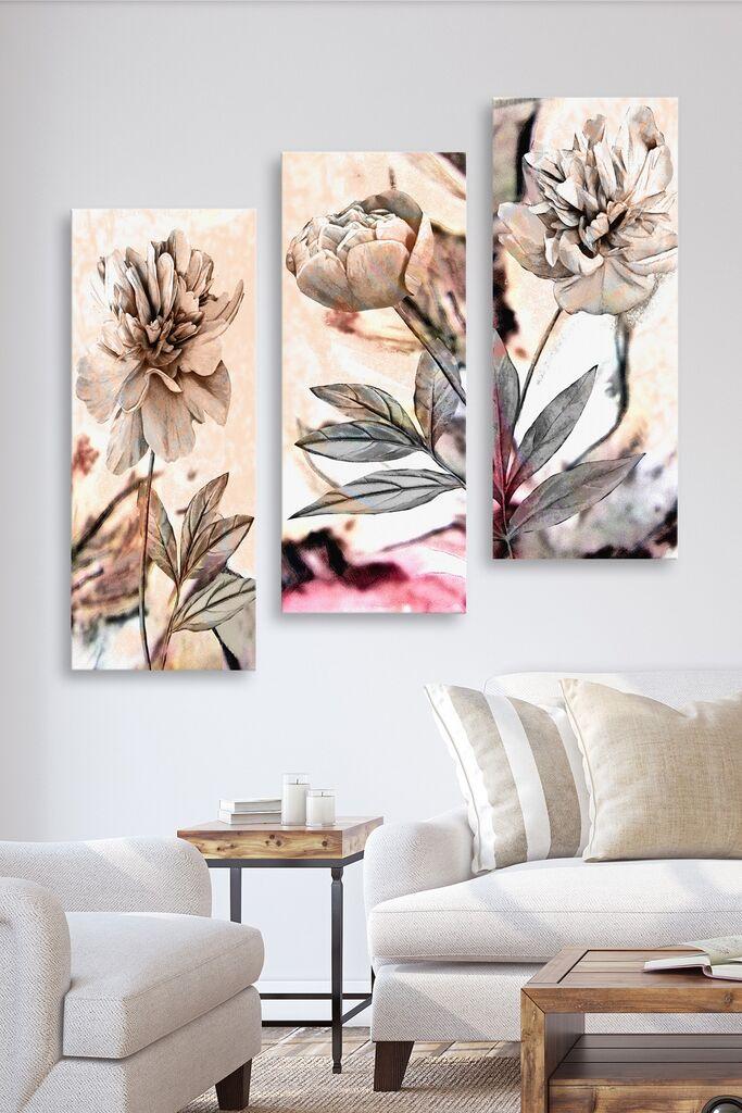 Wallity MDF0018 Dekorativna slika, 3 dela