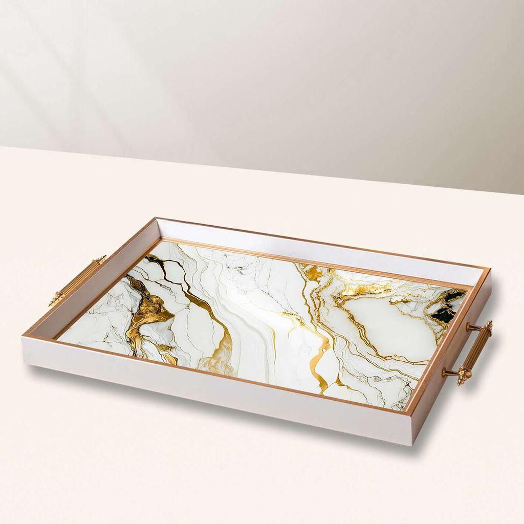 Aberto Design Poslužavnik TPB10037 50 x 29 x 3.5 cm, Šareni
