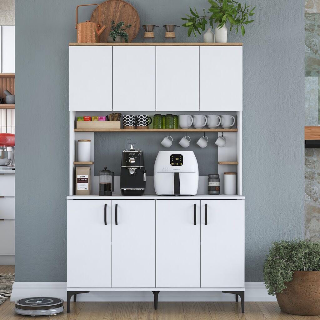 Hanah Home Višenamenska komoda JE176-3291, 120 x40 x187.2 cm, Bela