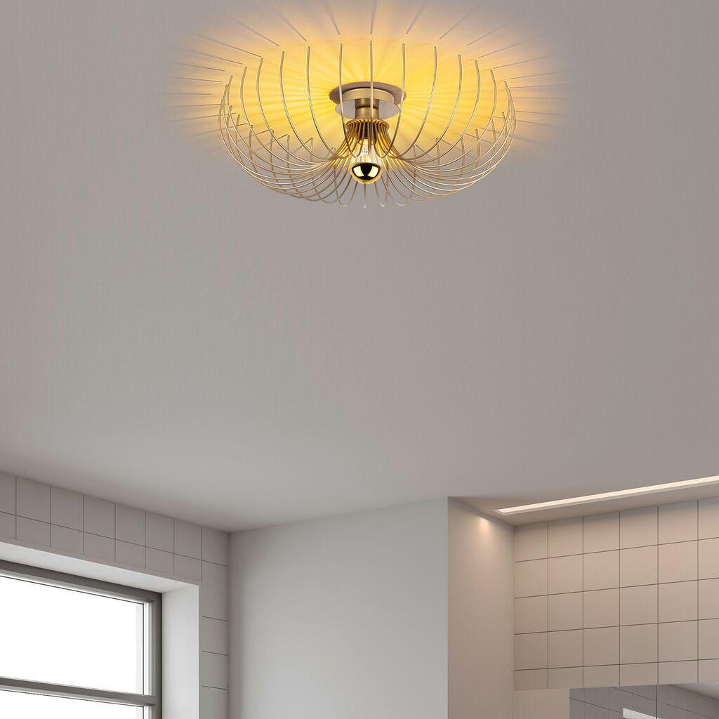 Opviq Luster Karsortel-N-639-1, 56x56x16cm, IP20, Zlatne boje
